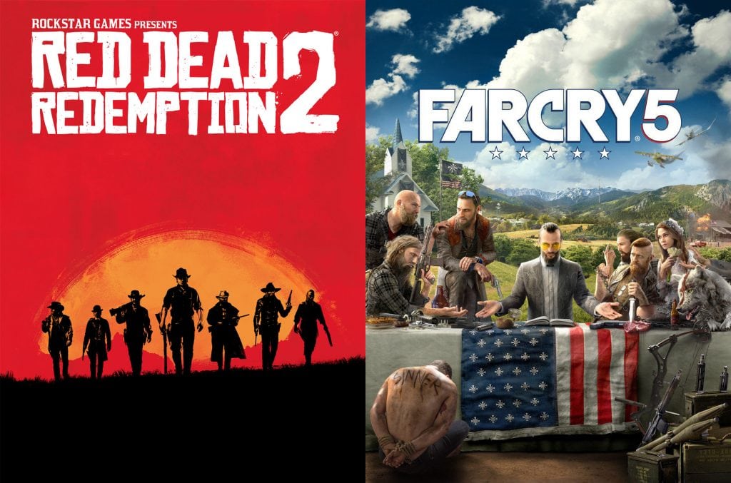 Red Dead Redemption 2 / Far Cry 5 cover art