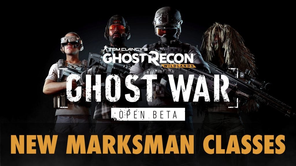 Ghost War Open Beta new Marksman classes